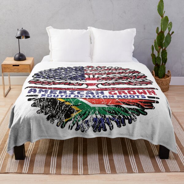 Item preview, South African South Africa US American USA United States Tree Roots Flag designed and sold by FlagX.