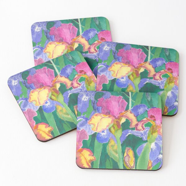 Item preview, Regalia Iris Parade designed and sold by Cadegan Fine Art.