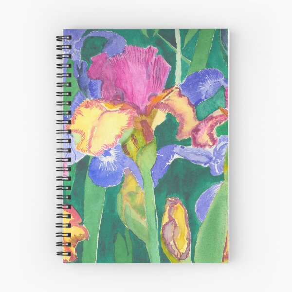 Item preview, Regalia Iris Parade designed and sold by Cadegan Fine Art.