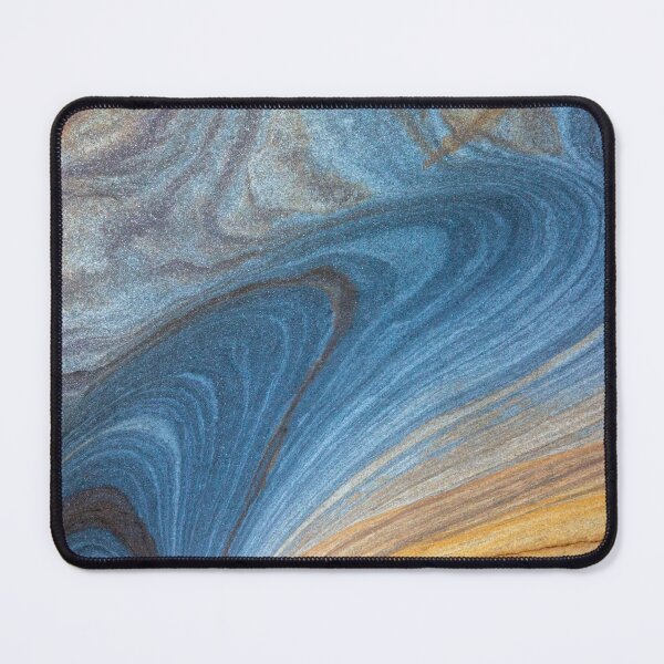 Item preview, Rock Lines in Gold and Blue designed and sold by AnitaNicholson.