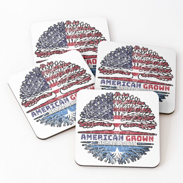 Item preview, Somalia Somali US American USA United States Tree Roots Flag designed and sold by FlagX.