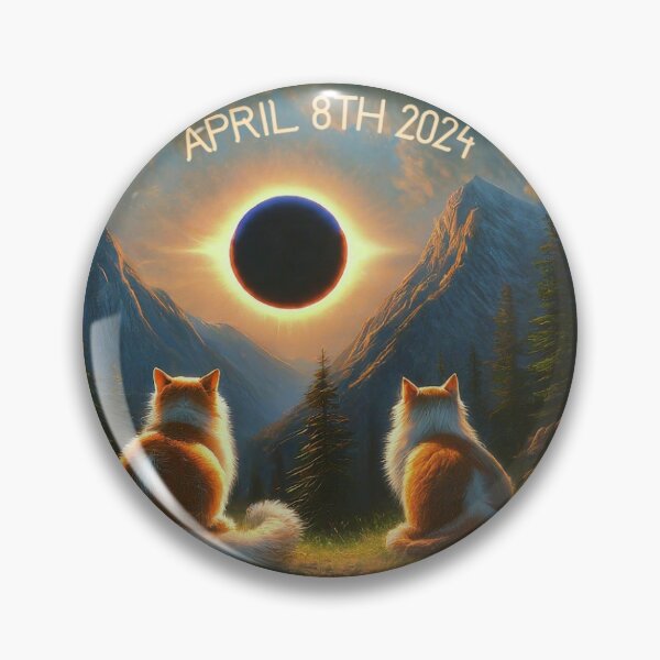 Item preview, Cats Watching the Eclipse  designed and sold by GabriellaMakesThings.