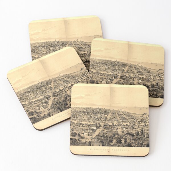 Item preview, Milwaukee, Wisconsin (1854) designed and sold by allhistory.