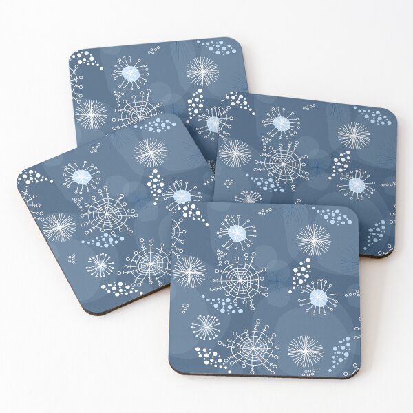 Item preview, Christmas abstract snowflakes designed and sold by tristanmillward.