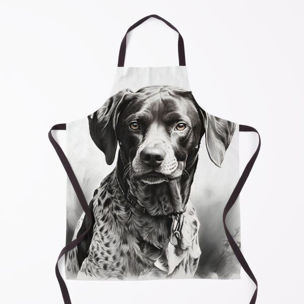 Item preview, Black and White German Shorthaired Pointer Pencil Drawing! designed and sold by Pencil-Art.