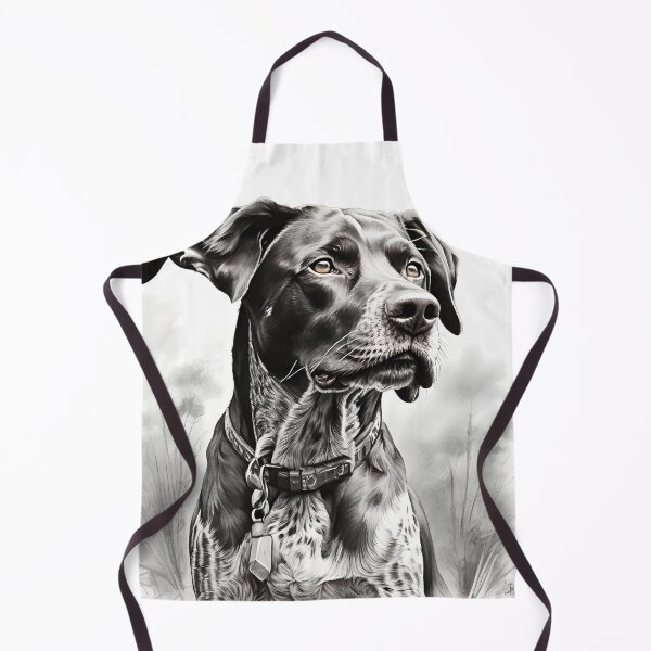 Item preview, Black and White German Shorthaired Pointer Pencil Drawing! designed and sold by Pencil-Art.