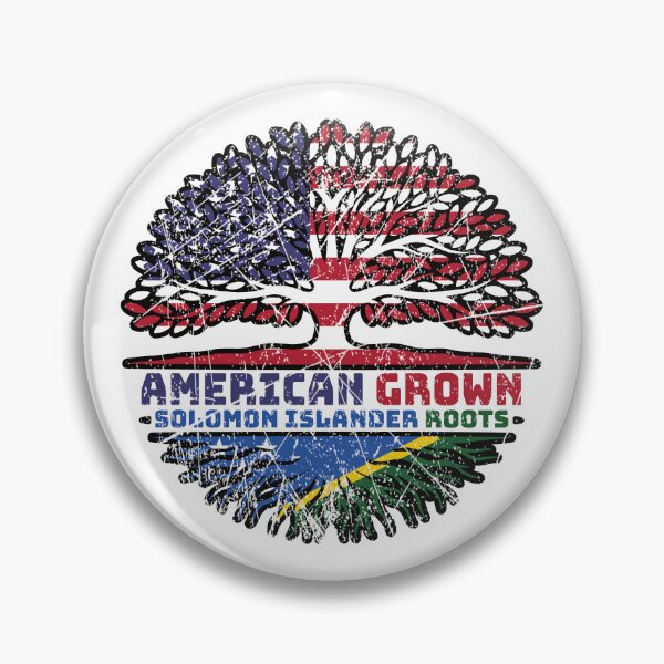 Item preview, Solomon Islands Solomon Islander American USA Tree Roots Flag designed and sold by FlagX.