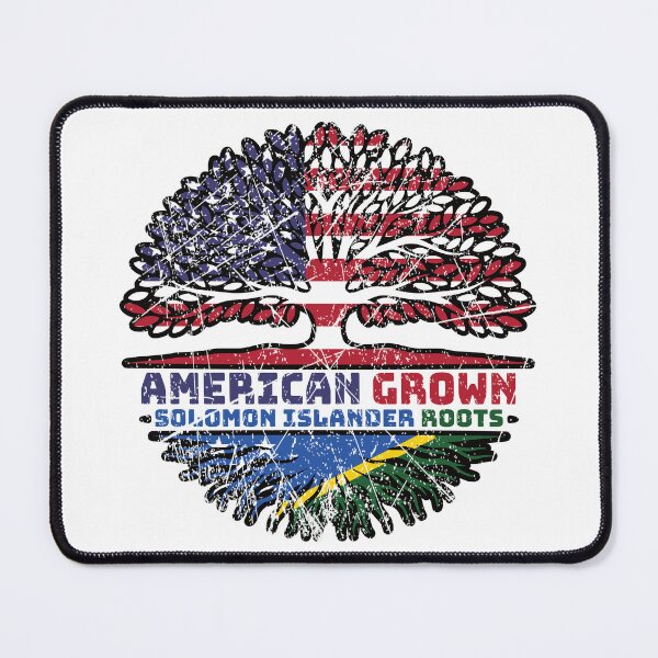 Item preview, Solomon Islands Solomon Islander American USA Tree Roots Flag designed and sold by FlagX.