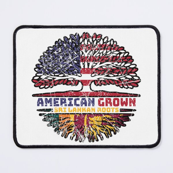 Item preview, Sri Lanka Sri Lankan US American USA United States Tree Roots Flag designed and sold by FlagX.