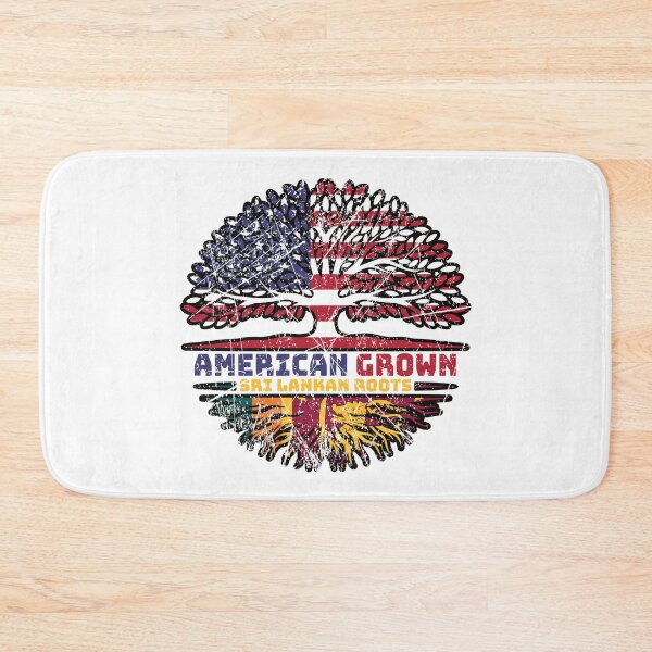 Item preview, Sri Lanka Sri Lankan US American USA United States Tree Roots Flag designed and sold by FlagX.