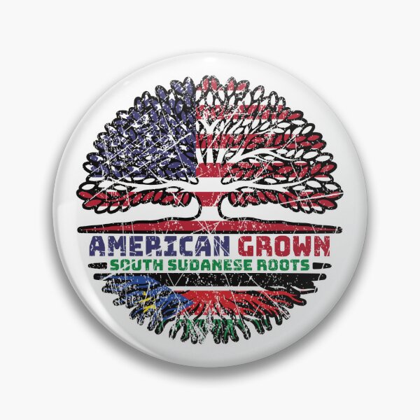 Item preview, South Sudan South Sudanese American USA Tree Roots Flag designed and sold by FlagX.