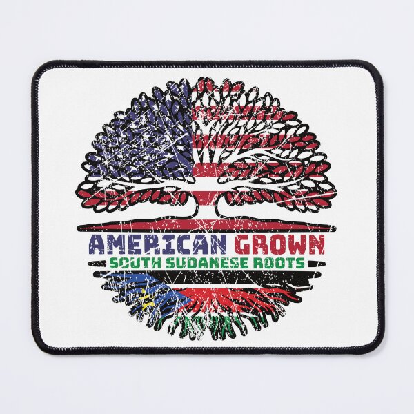 Item preview, South Sudan South Sudanese American USA Tree Roots Flag designed and sold by FlagX.