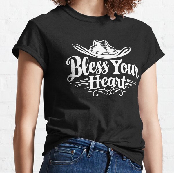 Item preview, Bless Your Heart Quote | Cowboy Hat Tee | Cowgirl Hat Design | Cute Western Sayings | Blessings Quotes | Wild West Aesthetic Art designed and sold by Parkerzz.