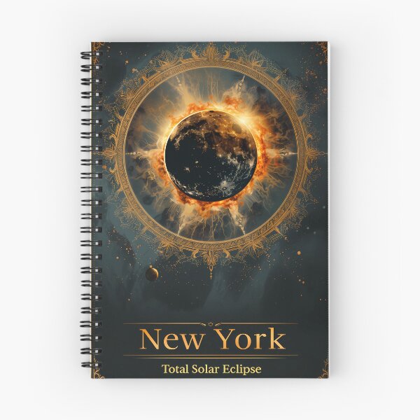Item preview, New York 2024 Solar Eclipse Design designed and sold by David Balzen.