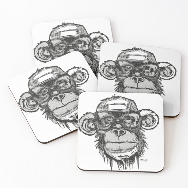 Item preview, Cyberpunk Monkey designed and sold by blackink-design.