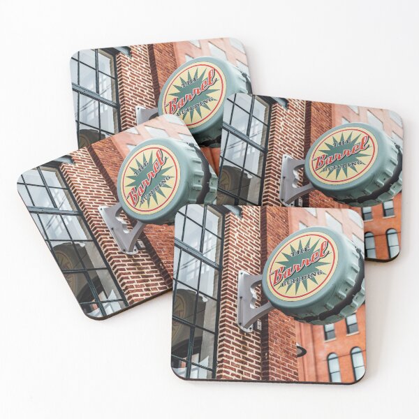 Item preview, Baltimore, Brewers Hill Photography | Art Print | Vintage Bottle Cap Building designed and sold by katelizspra.