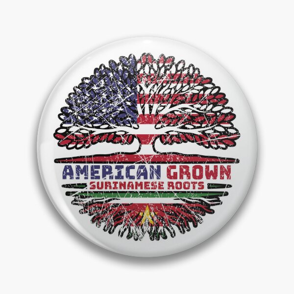 Item preview, Surinam Surinamese American USA Tree Roots Flag designed and sold by FlagX.