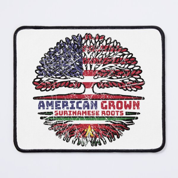 Item preview, Surinam Surinamese American USA Tree Roots Flag designed and sold by FlagX.