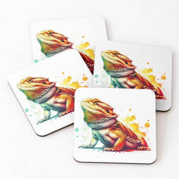 Item preview, Watercolor Bearded Dragon designed and sold by TheAnimalZ00.