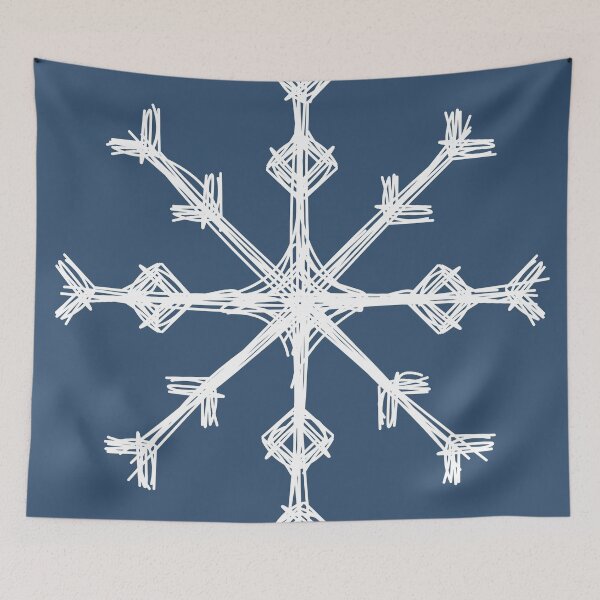 Item preview, Christmas abstract snowflake designed and sold by tristanmillward.