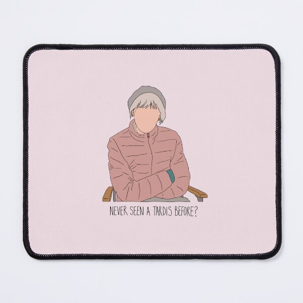 Item preview, "Never Seen A Time Machine Before?" Mrs Flood Quote Print Design designed and sold by abldesign.