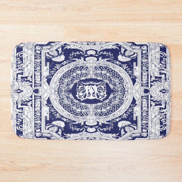 Item preview, Classic Elegant Chic Blue Baroque Ornaments designed and sold by tanjica.