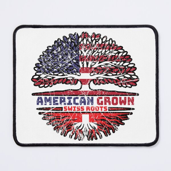 Item preview, Switzerland Swiss US American USA United States Tree Roots Flag designed and sold by FlagX.