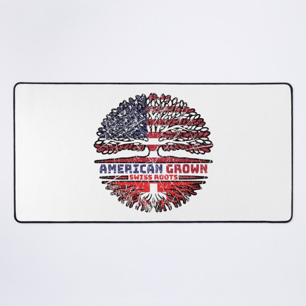 Item preview, Switzerland Swiss US American USA United States Tree Roots Flag designed and sold by FlagX.