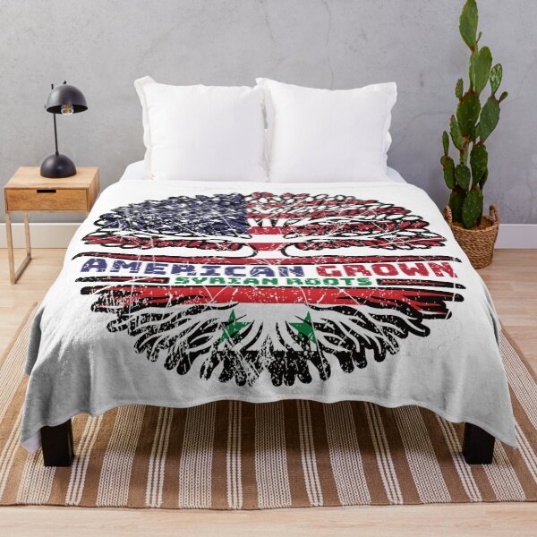 Item preview, Syria Syrian US American USA United States Tree Roots Flag designed and sold by FlagX.