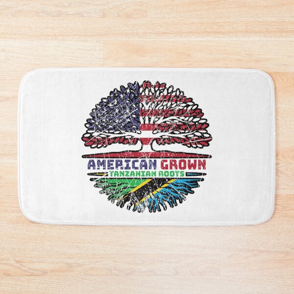 Item preview, Tanzania Tanzanian US American USA United States Tree Roots Flag designed and sold by FlagX.
