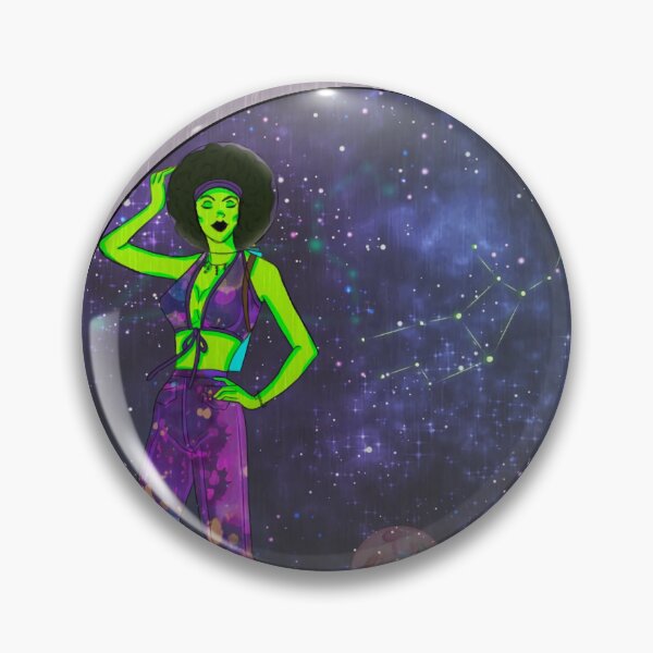 Item preview, SpaceBabes Zodiac Collection: Virgo designed and sold by Luckyfishillust.