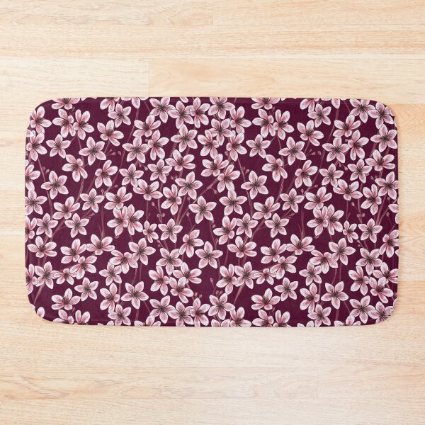 Item preview,  Peach Tree  Flowers Burgundy  Background  designed and sold by Carlo-Atzei.