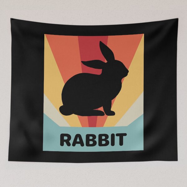 Item preview, Groovy 70s Style Rabbit designed and sold by PrintPress.