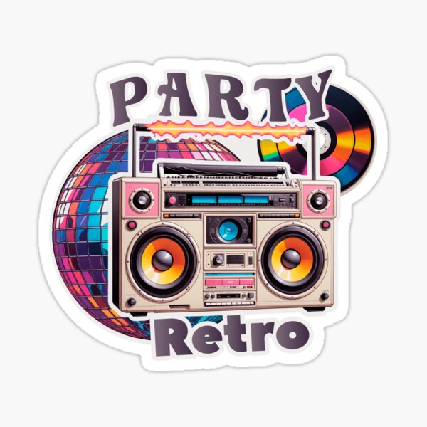 Item preview, Disco Blast Boombox designed and sold by AestheticRemix.