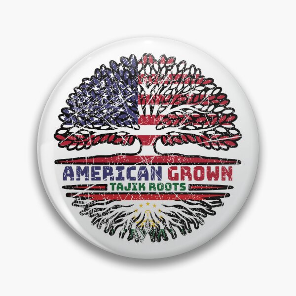 Artikelvorschau, Tadschikistan-tadschikische amerikanische USA-Baum-Wurzel-Flagge entworfen und verkauft von FlagX.