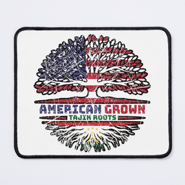 Item preview, Tajikistan Tajik American USA Tree Roots Flag designed and sold by FlagX.