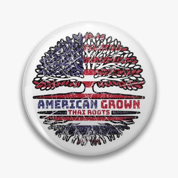 Item preview, Thailand Thai US American USA United States Tree Roots Flag designed and sold by FlagX.