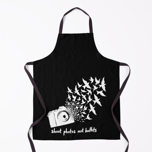 Item preview, Shoot photos not bullets - Birds and camera White designed and sold by PrintSoulDesign.