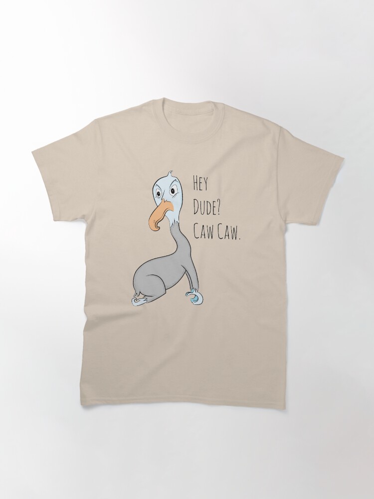 Alternate view of Caw Caw Bird Monster Classic T-Shirt