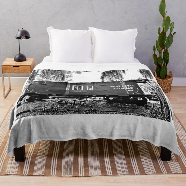 Item preview, Port Royal Railroad Black And White designed and sold by LisaWootenPhoto.