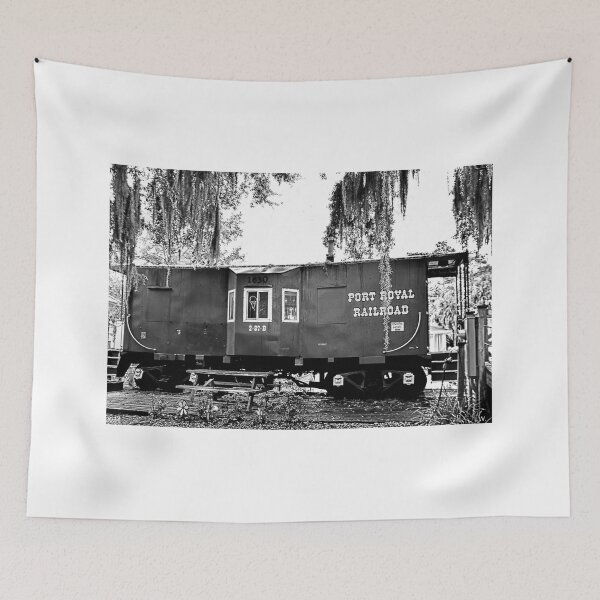 Item preview, Port Royal Railroad Black And White designed and sold by LisaWootenPhoto.