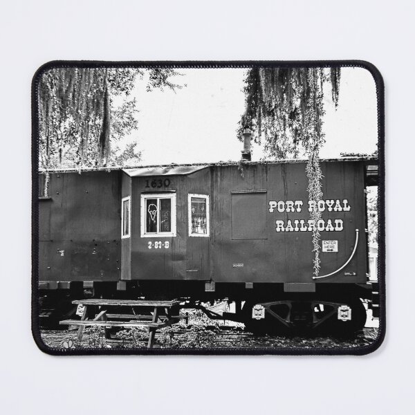 Item preview, Port Royal Railroad Black And White designed and sold by LisaWootenPhoto.