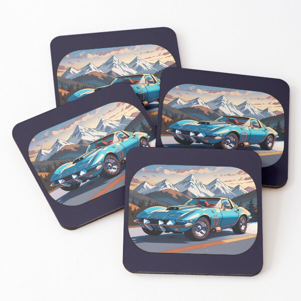Artikelvorschau, Cool Classic Vintage Chevrolet Corvette entworfen und verkauft von TheArtOfPat.