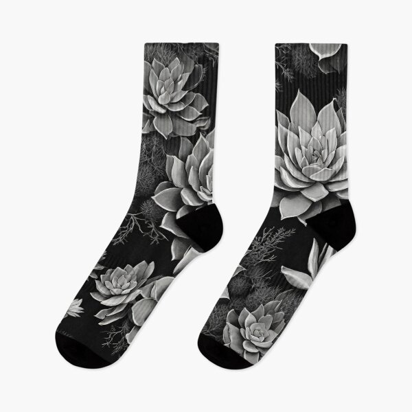 Item preview, Succulents Monochrome Black and White designed and sold by Neeshki.