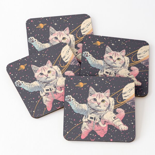 Item preview, Cat and Space, Cute Cat Astronaut, Kitty Astronaut, Space designed and sold by CreativeArts-S.