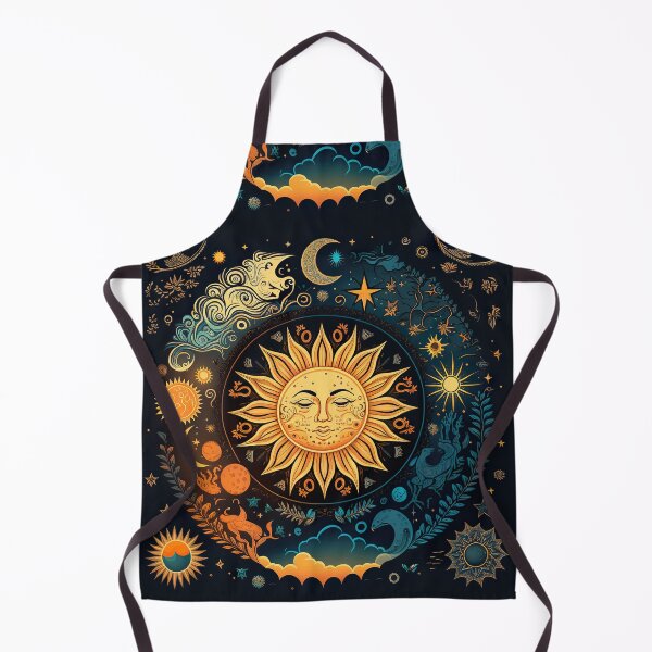 Item preview, Sun And Moon Celestial Elements Artwork designed and sold by Magnuna.