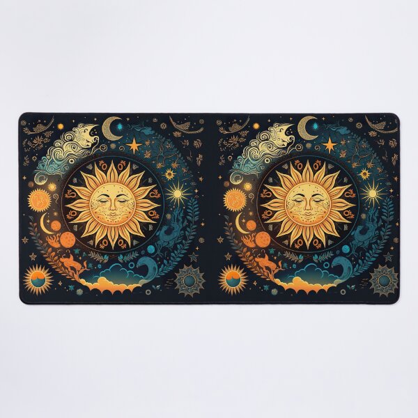 Item preview, Sun And Moon Celestial Elements Artwork designed and sold by Magnuna.