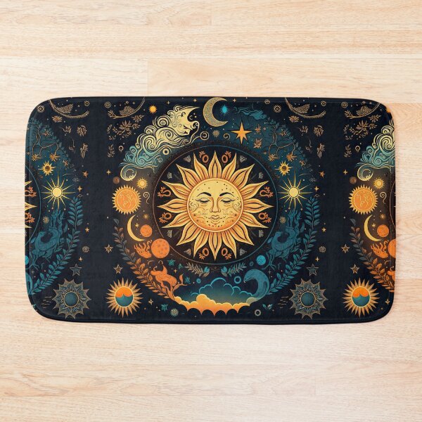 Item preview, Sun And Moon Celestial Elements Artwork designed and sold by Magnuna.