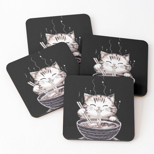 Item preview, Ramen cat designed and sold by WildernessTints.