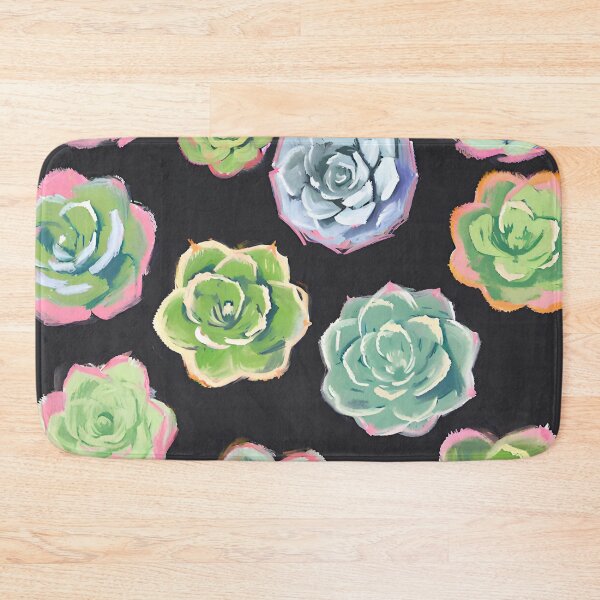 Item preview, Brushtrokes Succulents on Black designed and sold by Neeshki.